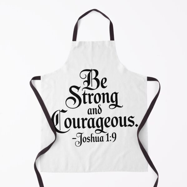 Item preview, Be Strong and Courageous Calligraphy | Joshua 1:9 Bible Verse Sticker designed and sold by FaithfontCo.