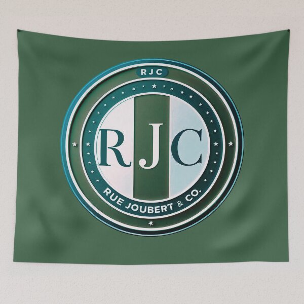 Item preview, CopyCircular Green and White Business Logo of Circular Badge with Red and Blue Design designed and sold by Rue Design Company.