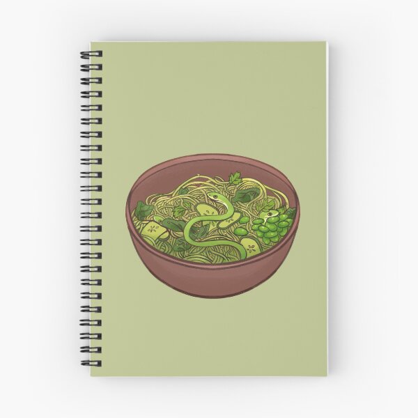 Item preview, rough green snake and green tea noodles designed and sold by PastelBliss.