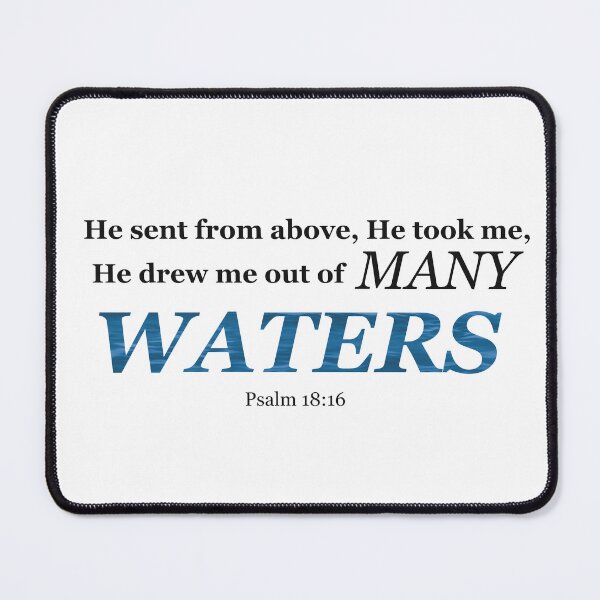 Item preview, He Drew Me Out Of Many Waters designed and sold by QuillAndBrush.