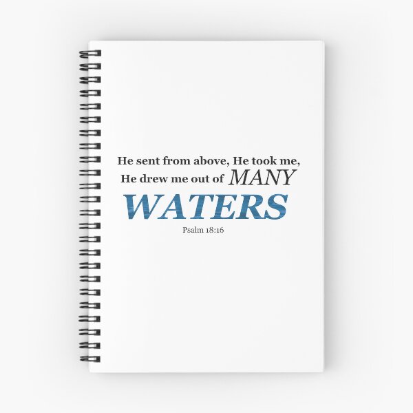 Item preview, He Drew Me Out Of Many Waters designed and sold by QuillAndBrush.