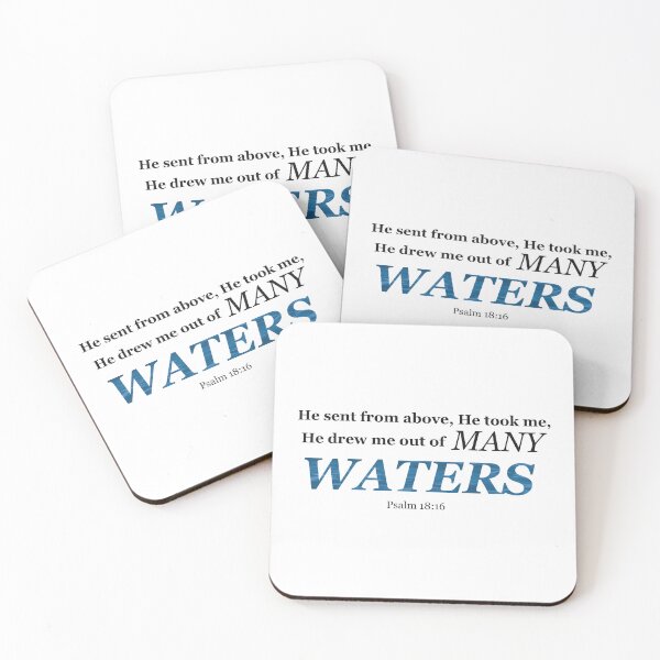 Item preview, He Drew Me Out Of Many Waters designed and sold by QuillAndBrush.