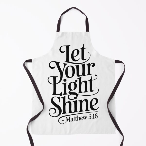 Item preview, Let Your Light Shine Calligraphy | Matthew 5:16 Bible Verse Sticker designed and sold by FaithfontCo.
