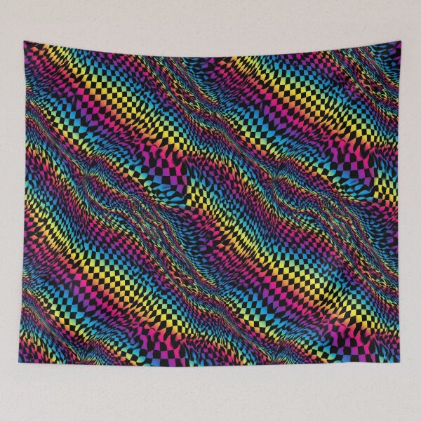 Item preview, Intricate Glitch Checkerboard Pattern designed and sold by Prismatect.