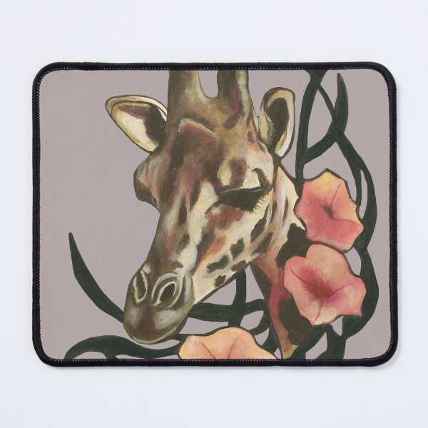 Item preview, Giraffe with small flowers designed and sold by KnowingWonder.