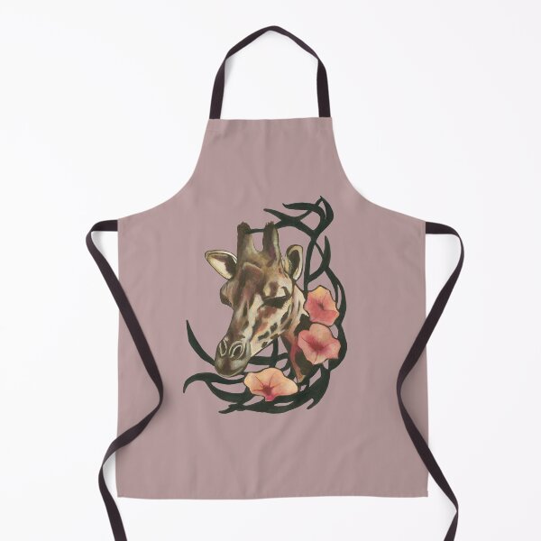 Item preview, Giraffe with small flowers designed and sold by KnowingWonder.