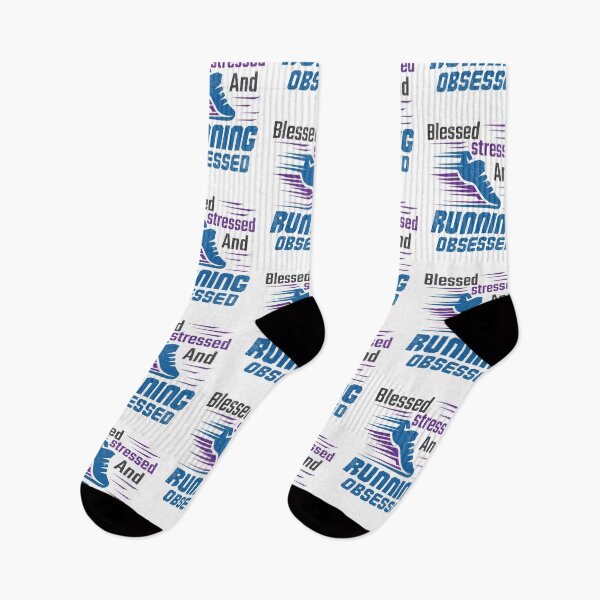 Item preview, Blessed Stressed and Running Obsessed designed and sold by jaygo.