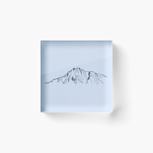 Item preview, Mount Hosmer outline designed and sold by Rock An Design.
