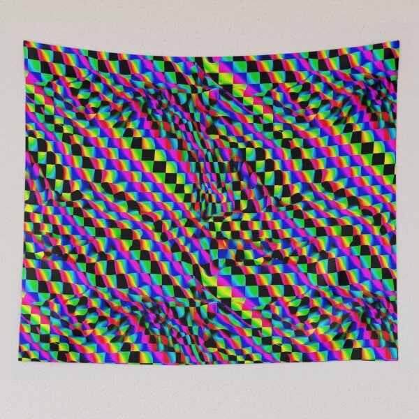Item preview, Cyber Glitch Checkerboard Pattern designed and sold by Prismatect.