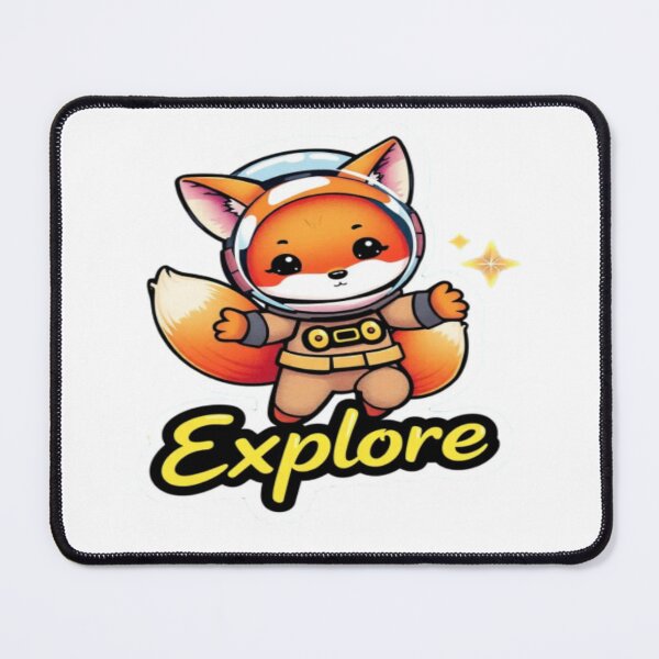Item preview, Cosmic Explorer Astronaut Fox Sticker Premium Cool Reloaded Trendy Best Gift designed and sold by Imaginarium of Chaos falcon88 .