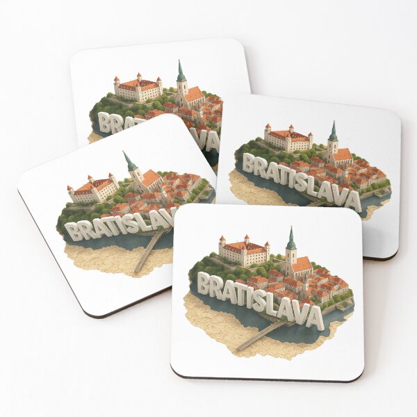 Item preview, Bratislava map designed and sold by Kogart.