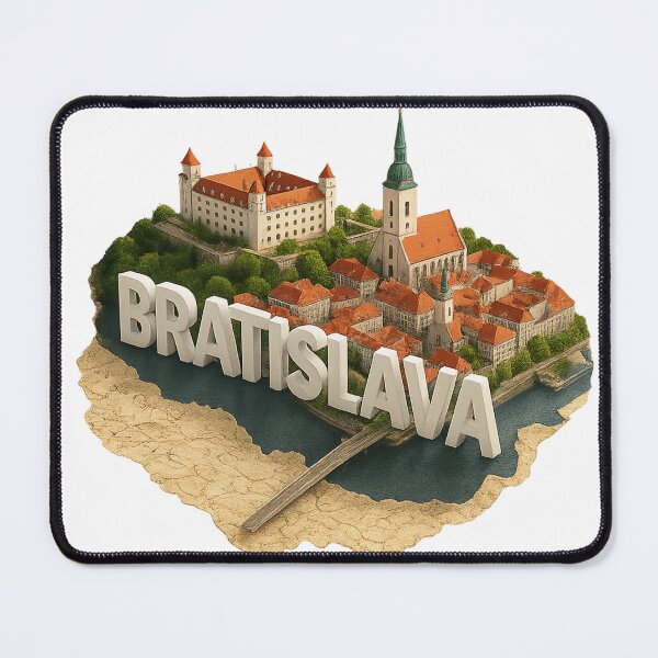 Item preview, Bratislava map designed and sold by Kogart.