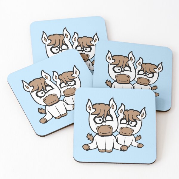 Item preview, 2 Horse Friends Crazy Brothers Weird Love Couple Team designed and sold by shirt-o-mat.
