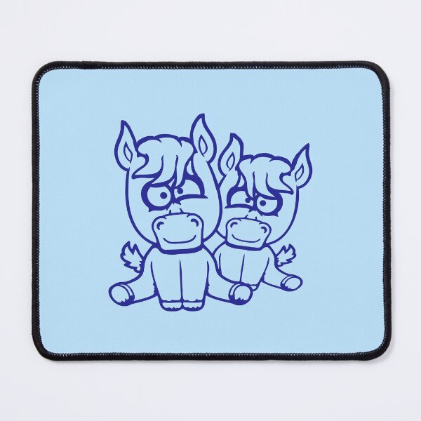 Item preview, 2 Horse Friends Crazy Brothers Weird Love Couple Team designed and sold by shirt-o-mat.