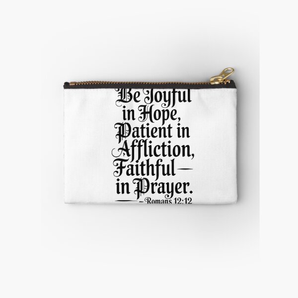 Item preview, Be Joyful in Hope Calligraphy | Romans 12:12 Bible Verse Sticker designed and sold by FaithfontCo.