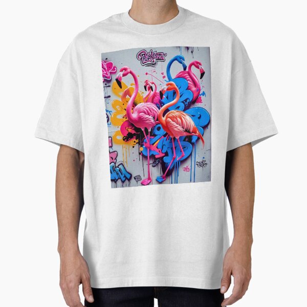 Item preview, Flamingo Graffiti designed and sold by Tranzam Designs.