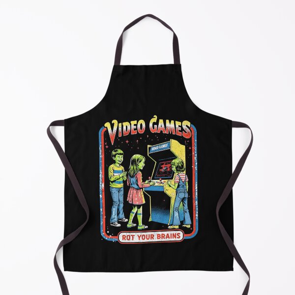 Item preview, Video Games Rot Your Brains Retro Arcade designed and sold by Vintagenaut Co..