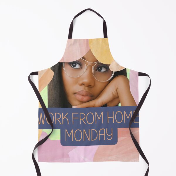 Item preview, Colourful Work From Home Monday – Bright & Motivating Text Design designed and sold by Adanne Chukwudi.