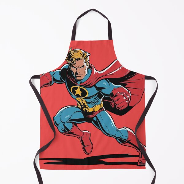 Item preview, Heroic Superhero in Action Pose designed and sold by Rue Market.