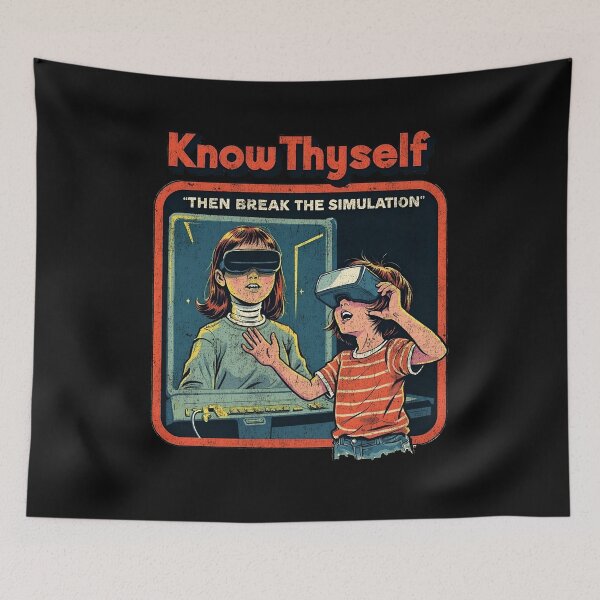 Item preview, Know Thyself, Then Break the Simulation designed and sold by Vintagenaut Co..