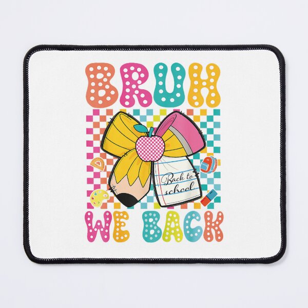 Item preview, Bruh We Back Pencil Bow Back To School Teacher Boys Girls designed and sold by iam8lu3.