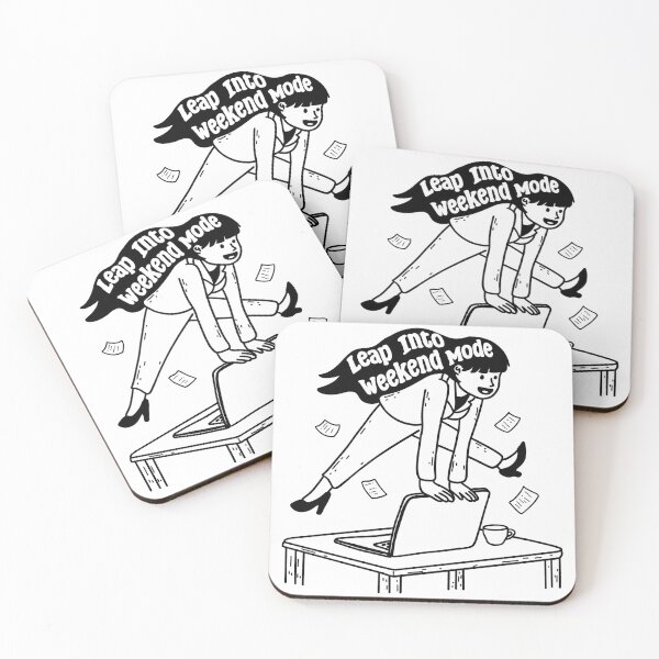 Item preview, Leap Into Weekend Mode designed and sold by ethnicdrawing.