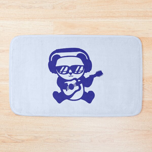 Item preview, Panda Bear Guitar Rock Star Sunglasses Cool Guy Headphones designed and sold by shirt-o-mat.