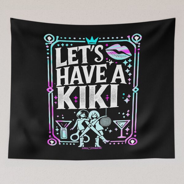 Item preview, Let’s Have a Kiki designed and sold by WOAH MANATEE .