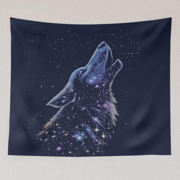 Item preview, Cosmic Wolf Constellation designed and sold by Uglyandcute.