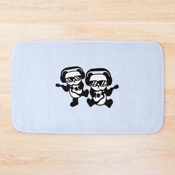 Item preview, 2 Panda Bear Guitar Rock Stars Sunglasses Team Band Friends designed and sold by shirt-o-mat.
