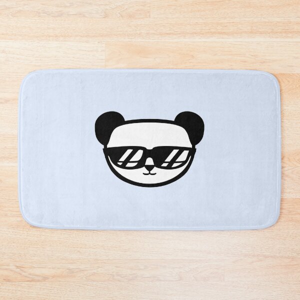 Item preview, Panda Bear Sunglasses Cool Guy Headphones Smile designed and sold by shirt-o-mat.