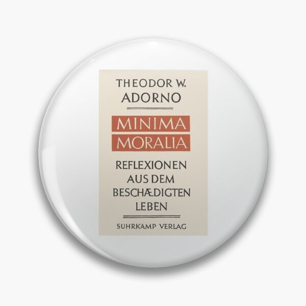 Item preview, Minima Moralia by Theodor Adorno designed and sold by lacansthereal.