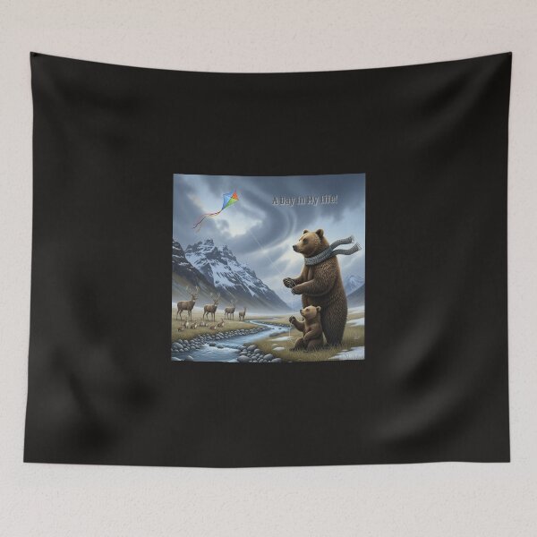 Item preview, "Bears and kites."\A Day In My Life!\Art designed and sold by 22special.