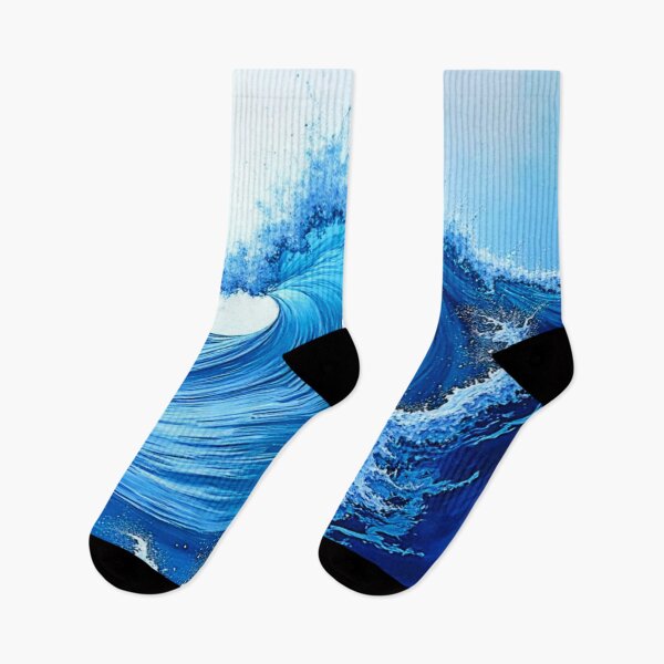 Item preview, Serene Blue Wave Splashes designed and sold by Health And Fitness Posts e-Store.