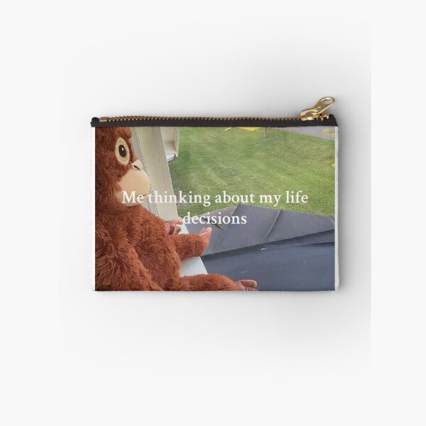 Item preview, Monkey: me thinking about my life decisions designed and sold by Visethic.