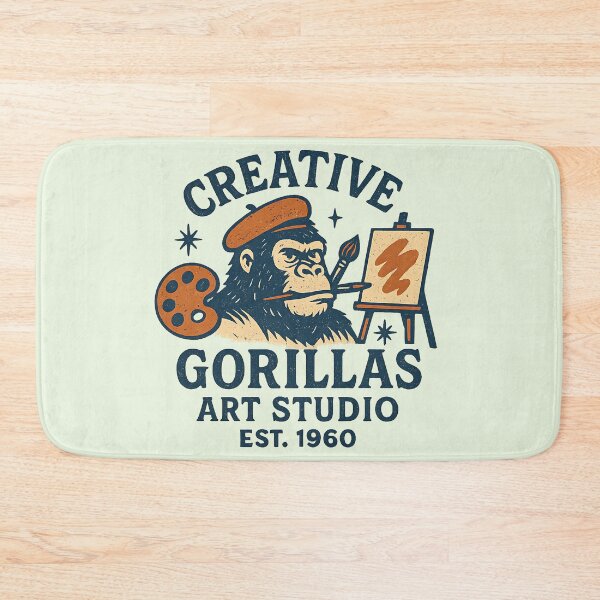 Item preview, Creative Gorillas – Retro Artist Studio Design designed and sold by CreativeGorillas.