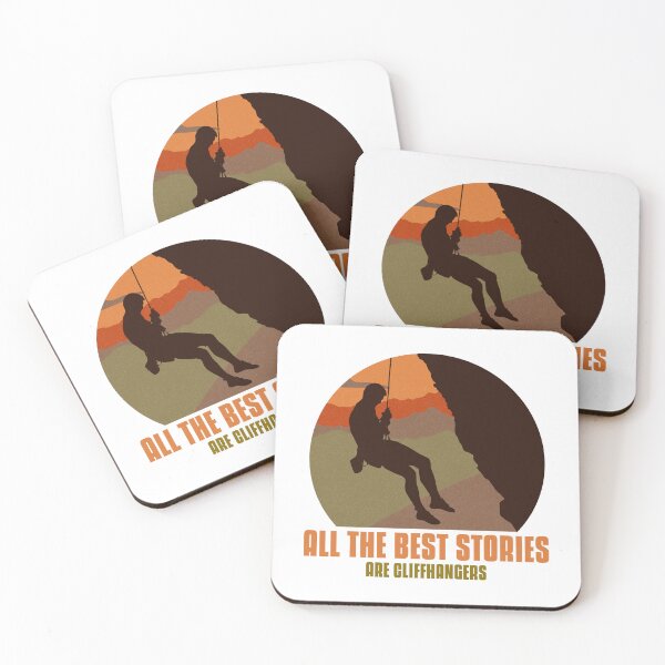 Item preview, All The Best Stories Are Cliffhangers-Rock Climbing designed and sold by GoodyTeez.