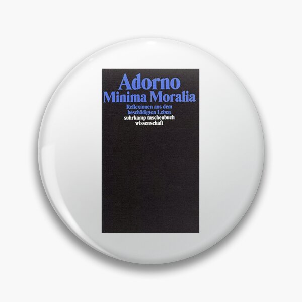 Item preview, Minima Moralia by Theodor Adorno - German Cover designed and sold by lacansthereal.