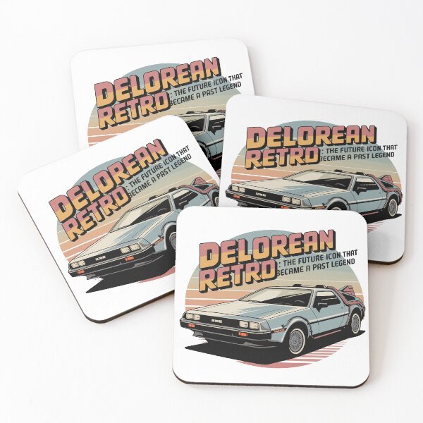 Item preview, Vintage Classic Car Delorean Retro designed and sold by PrintCarClub.