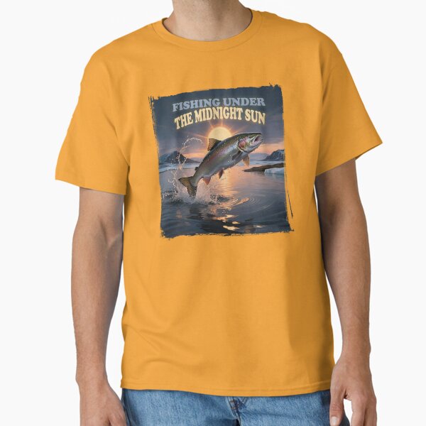 Item preview, Fishing Under The Midnight Sun designed and sold by CustomPOD.