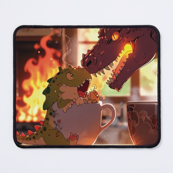 Item preview, Dragons and coffee designed and sold by Dragon-Pixel.