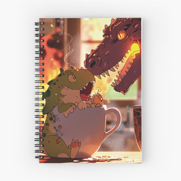 Item preview, Dragons and coffee designed and sold by Dragon-Pixel.