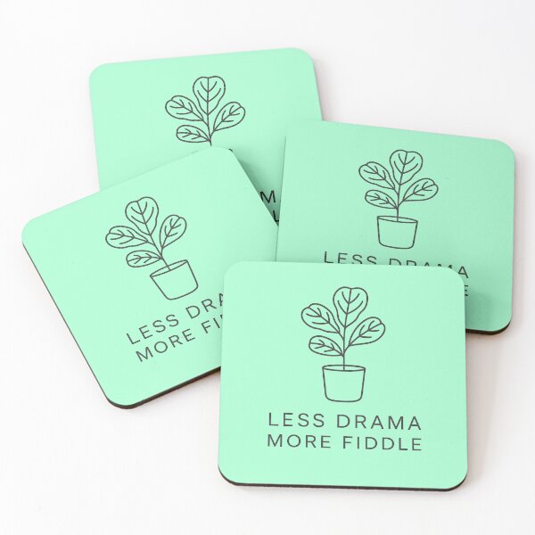 Item preview, Less Drama More Fiddle – Minimal Line Art designed and sold by MarCinu Art.