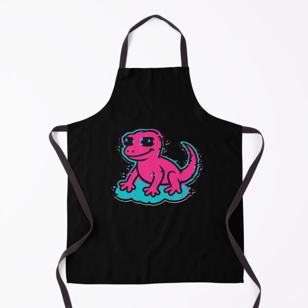Item preview, Glitch Gecko Pixel Lizard T-Shirt (Neon Vaporwave) designed and sold by amrani20.