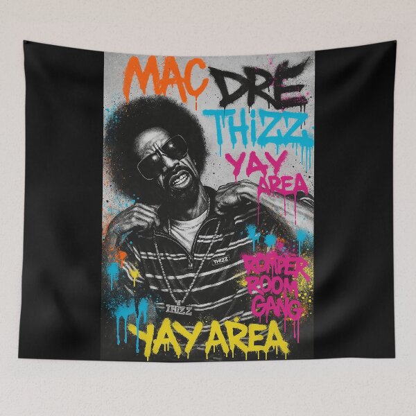 Item preview, Mac Dre Graffiti Portrait designed and sold by DyfunctionalTee.