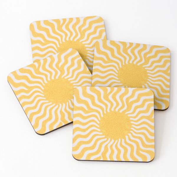 Item preview, Radiant Sunburst Waves in Vibrant Yellow Bold Swirl Modern Abstract designed and sold by trajeado14.