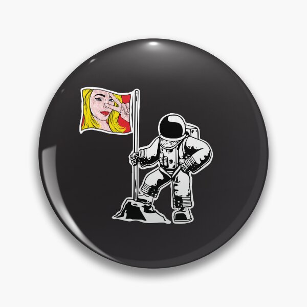 Item preview, Pop Art Astronaut – Retro Cosmic Flag Design designed and sold by TastefulDesigns.