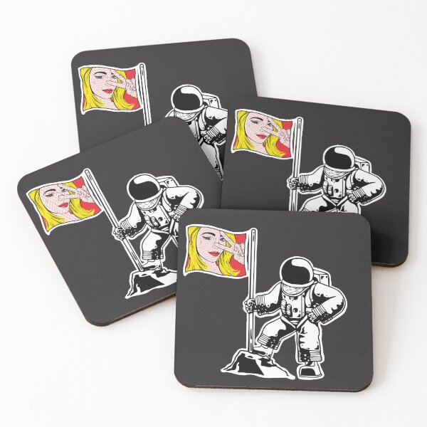 Item preview, Pop Art Astronaut – Retro Cosmic Flag Design designed and sold by TastefulDesigns.