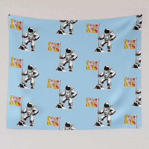 Item preview, Pop Art Astronaut – Retro Cosmic Flag Design designed and sold by TastefulDesigns.