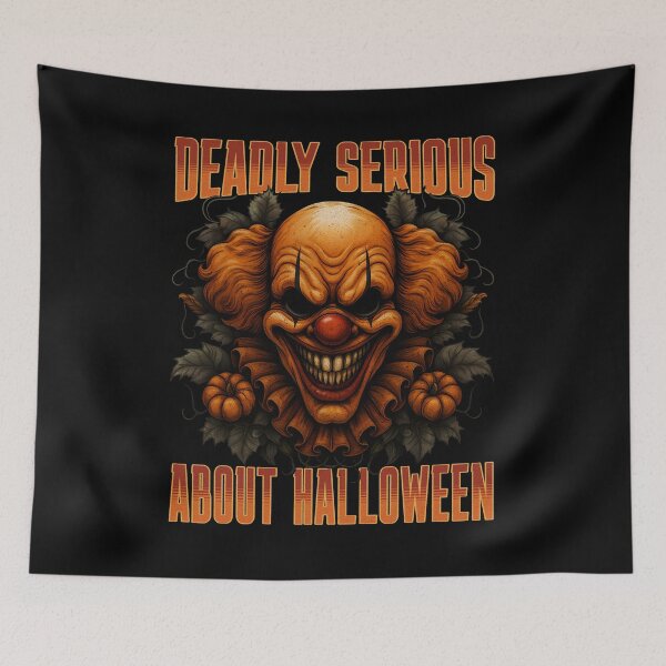 Item preview, Deadly Serious About Halloween Spooky Scary Creepy Clown Costume  designed and sold by Bad Kitty Designz.
